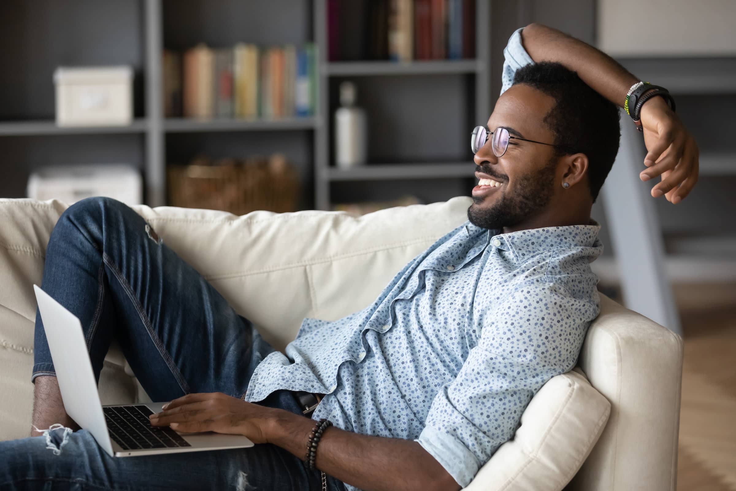 Man on laptop